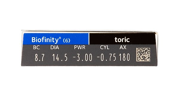 CooperVision Contacts Biofinity® Toric 6